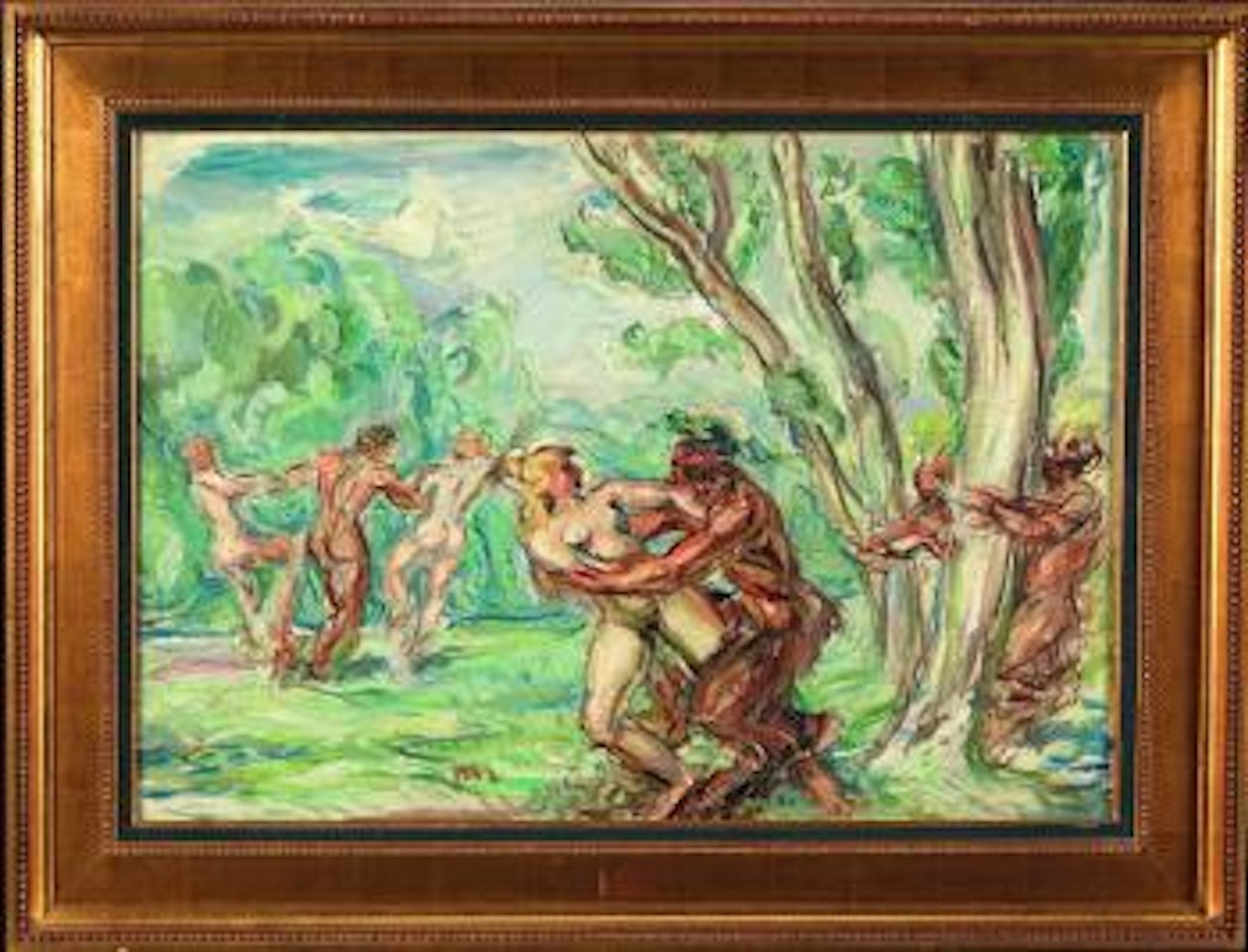 Scène de bacchanale aux satyres by Othon Friesz