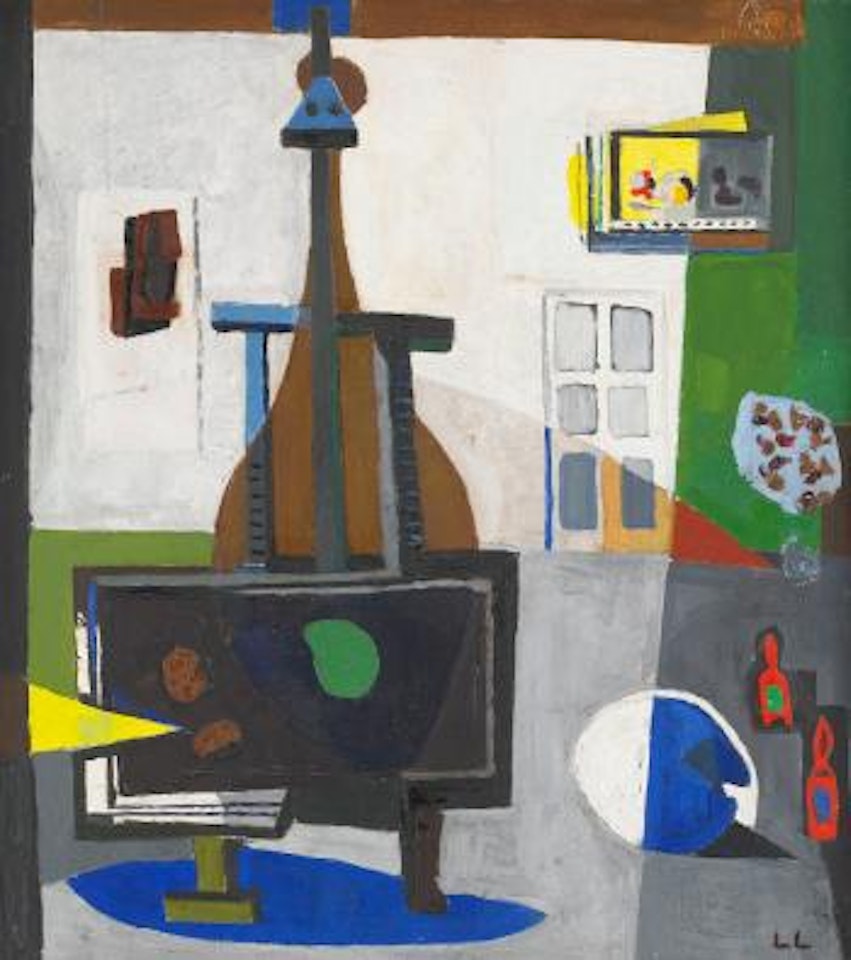 Ateljéinteriör by Lage Lindell