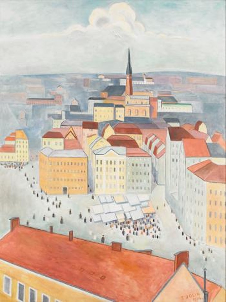 Kornhamnstorg - Stockholm från söder by Einar Jolin