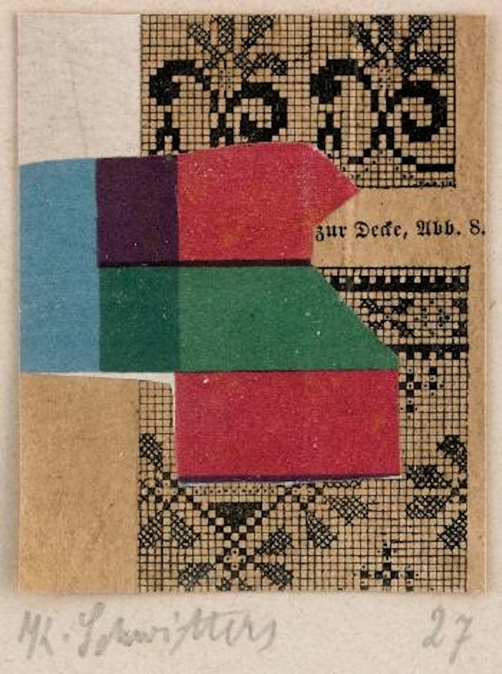 Untitled - Zur Decke, Abb. 8 by Kurt Schwitters