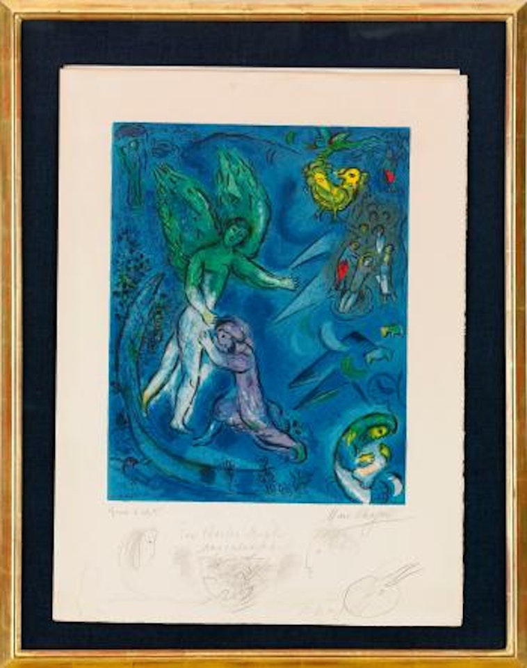 La Lutte de Jacob et de l'Ange by Marc Chagall by Charles Sorlier