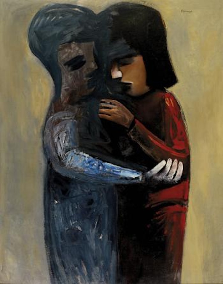 Two women by Charles Blackman