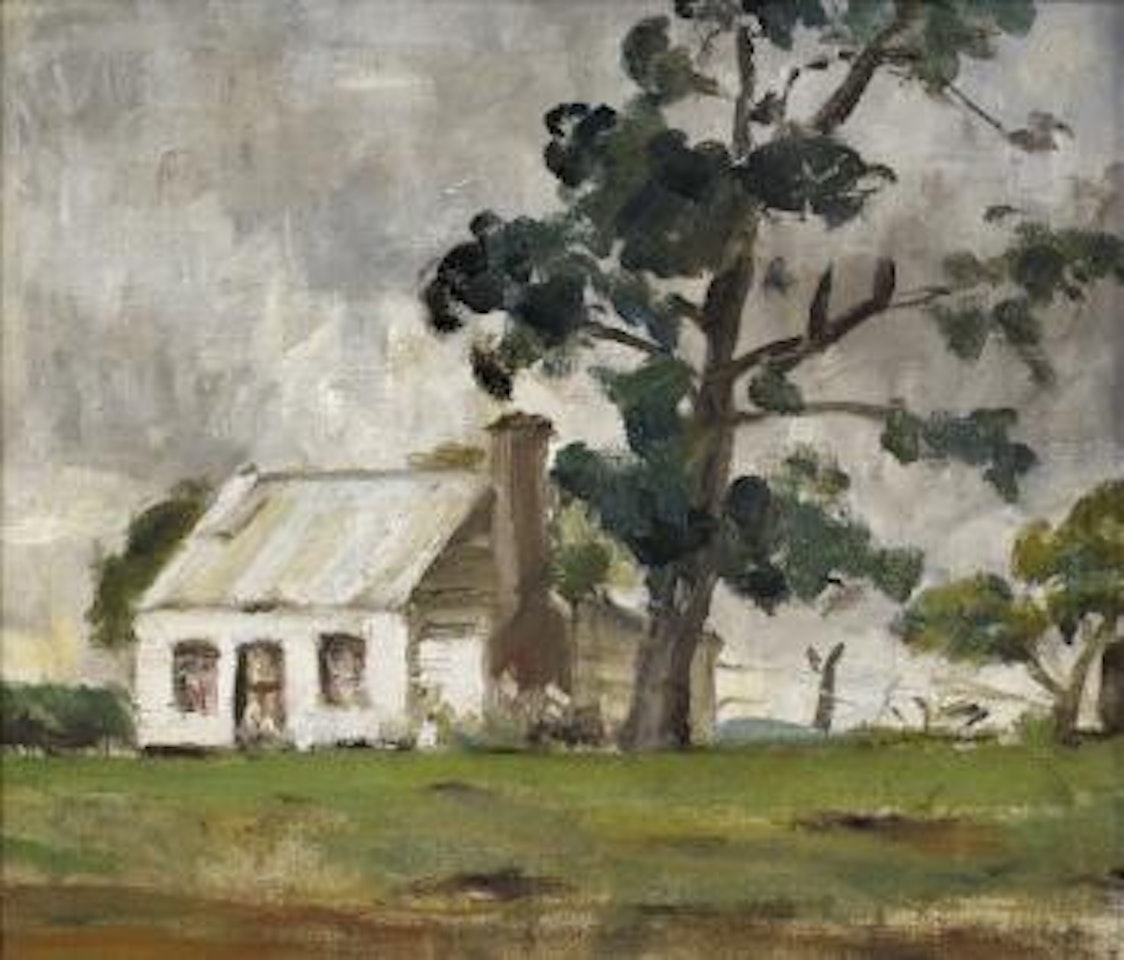 Landscape with house by Arthur Merric Bloomfield Boyd