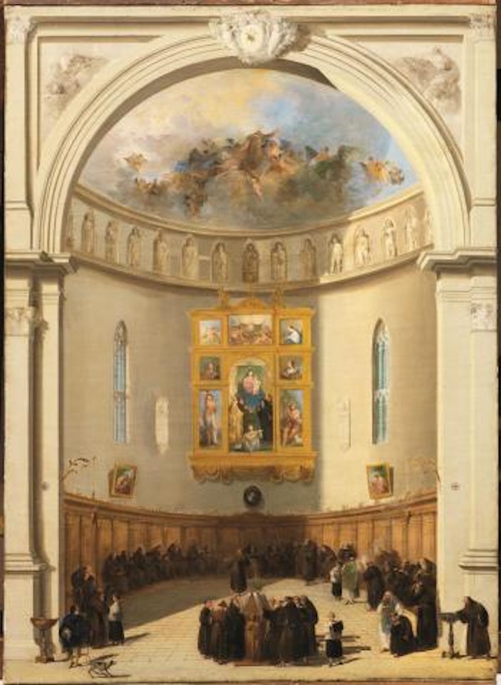 Il coro dei cappuccini by Giuseppe Bernardino Bison