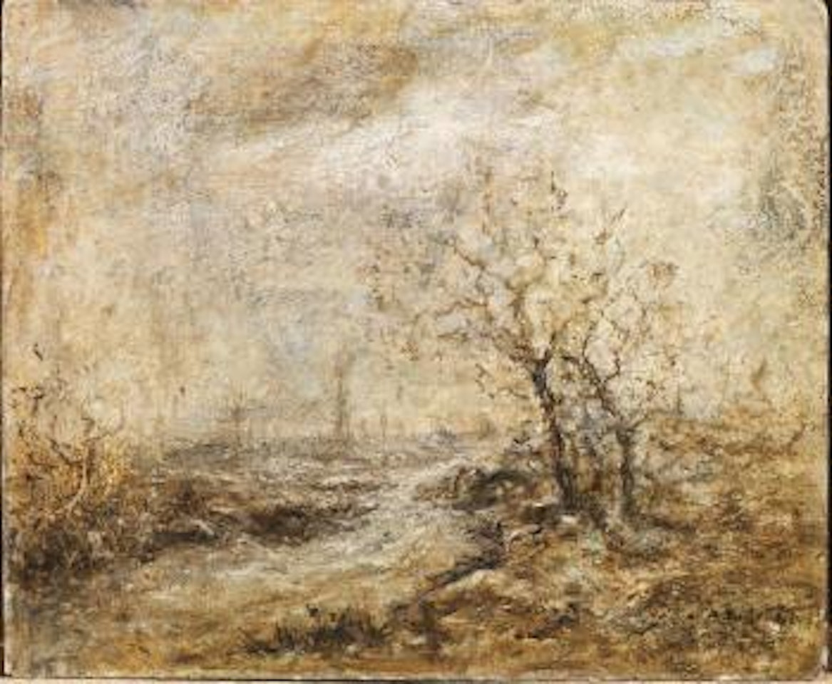 Paesaggio innevato by Antonio Fontanesi