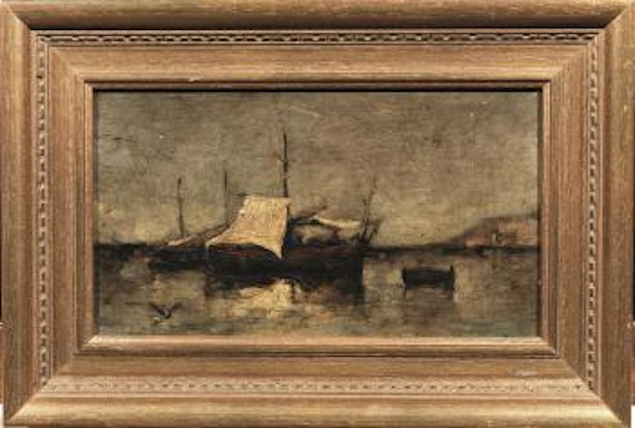 Barche a Largo, Scheweringer by Hendrik-Willem Mesdag