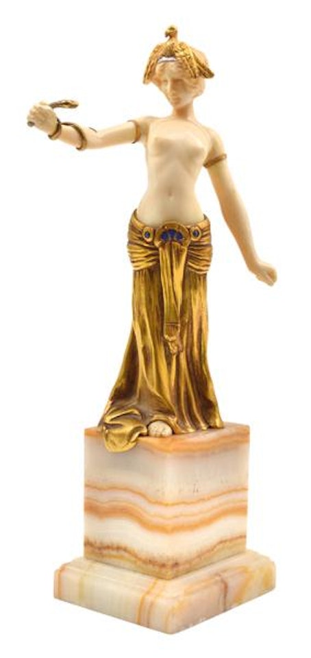 A snake charmer by Ferdinand Preiss