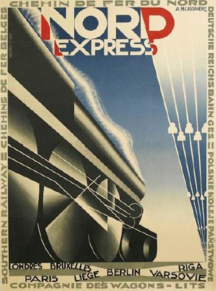 Nord Express by Cassandre (Adolphe Jean-Marie Mouron)