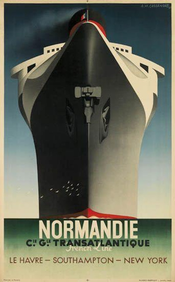 Normandie by Cassandre (Adolphe Jean-Marie Mouron)