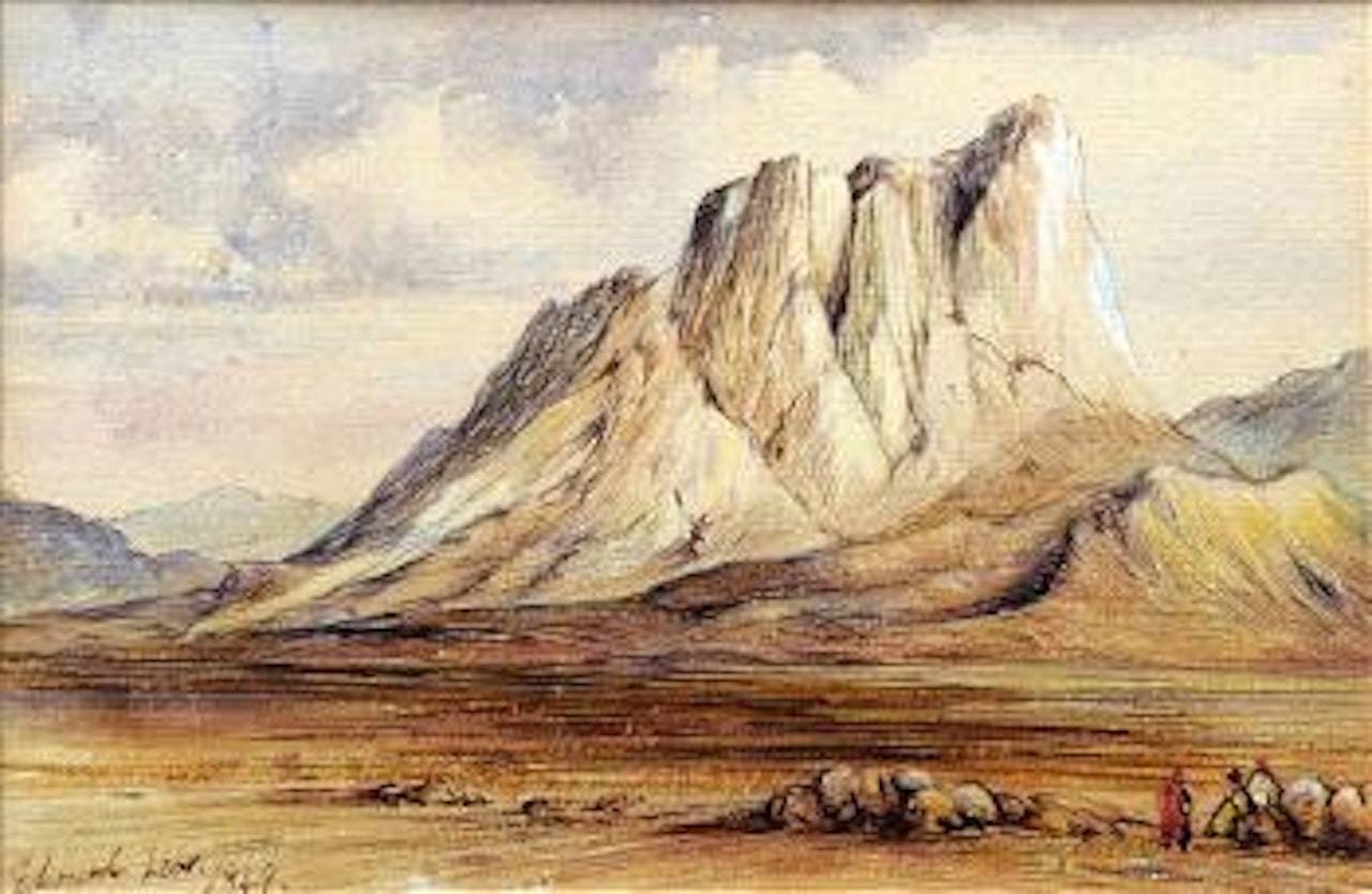 Mount Sinai, Egypt by Edward Lear