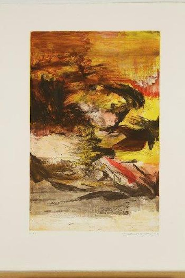 Composition by Zao Wou-Ki