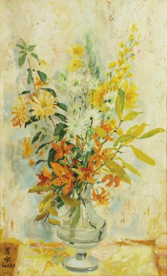 Les Lys Jaune (Yellow Lilies) by Le Pho