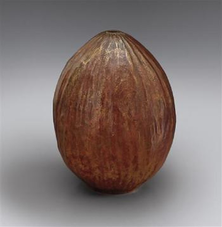 Gourd-form vase by Jean Dunand