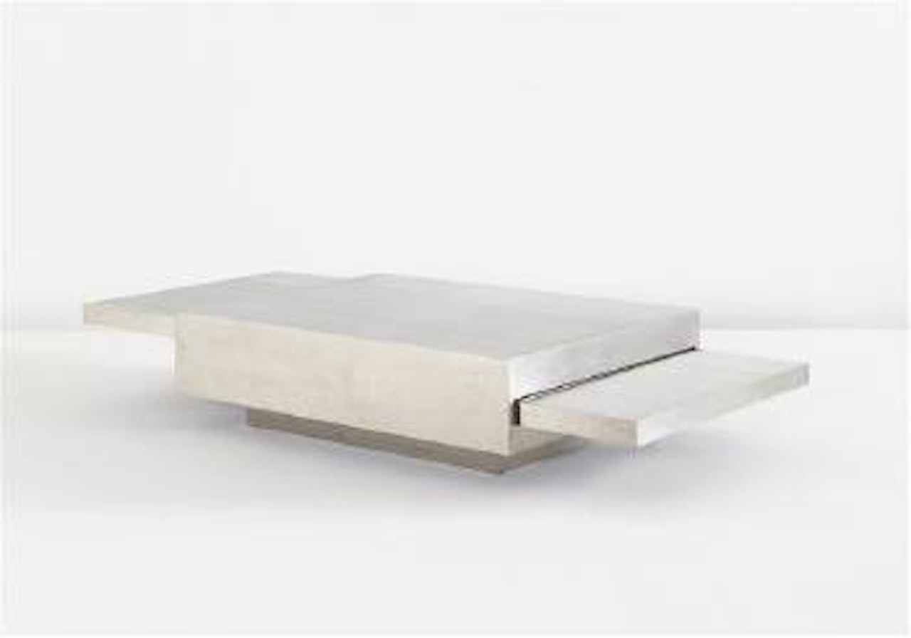 2000 adjustable low table, from the "Plurimi" series by Gabriella Crespi
