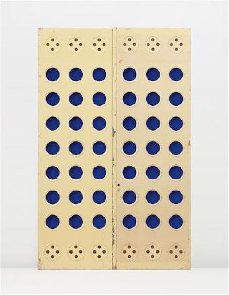 Pair of doors designed for the Maisons Tropicales by Jean Prouvé