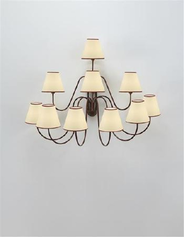 Ten-armed "Bouquet" wall light by Jean Royere
