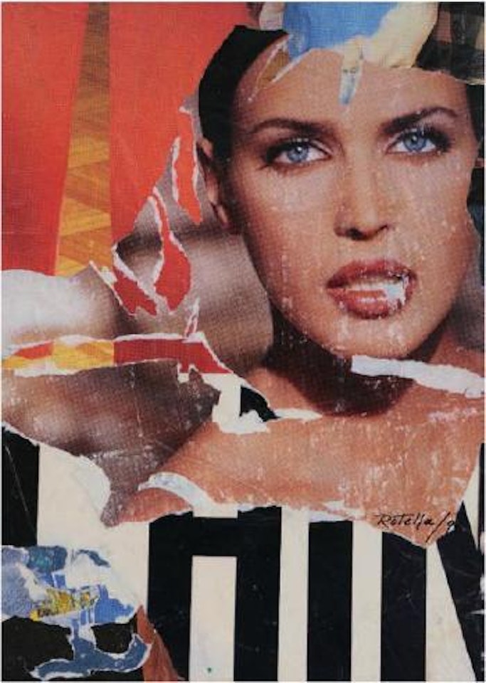 Senza titolo by Mimmo Rotella
