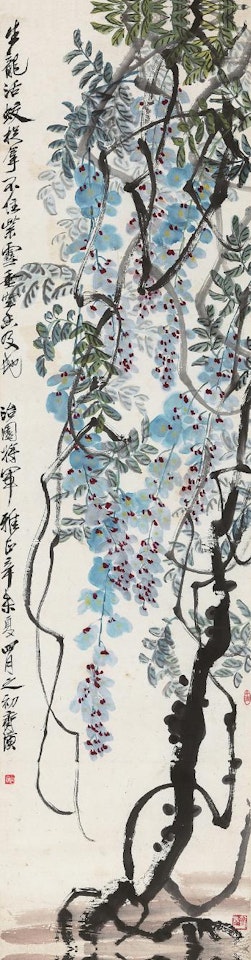 Wisteria by Qi Baishi
