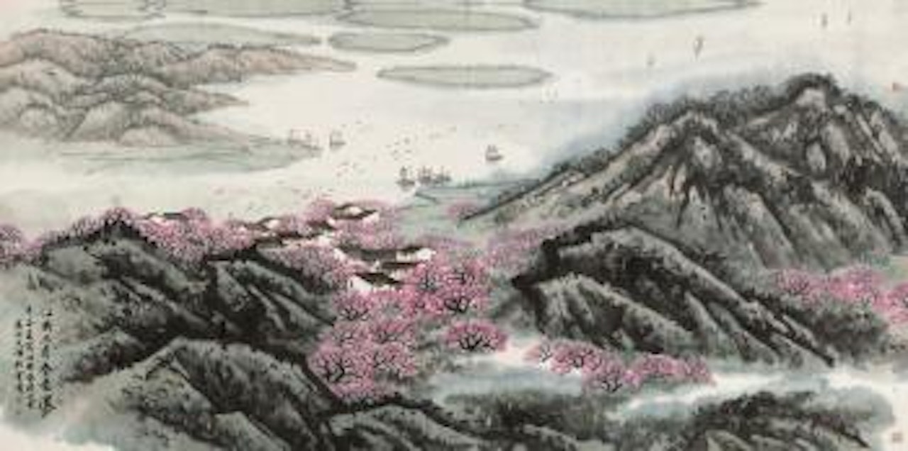Waterside Village In Spring by Song Wenzhi