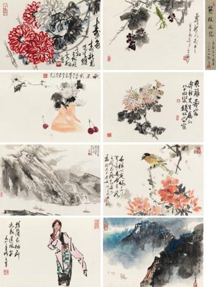 Flowers and Insects by Li Kuchan by Wang Xuetao