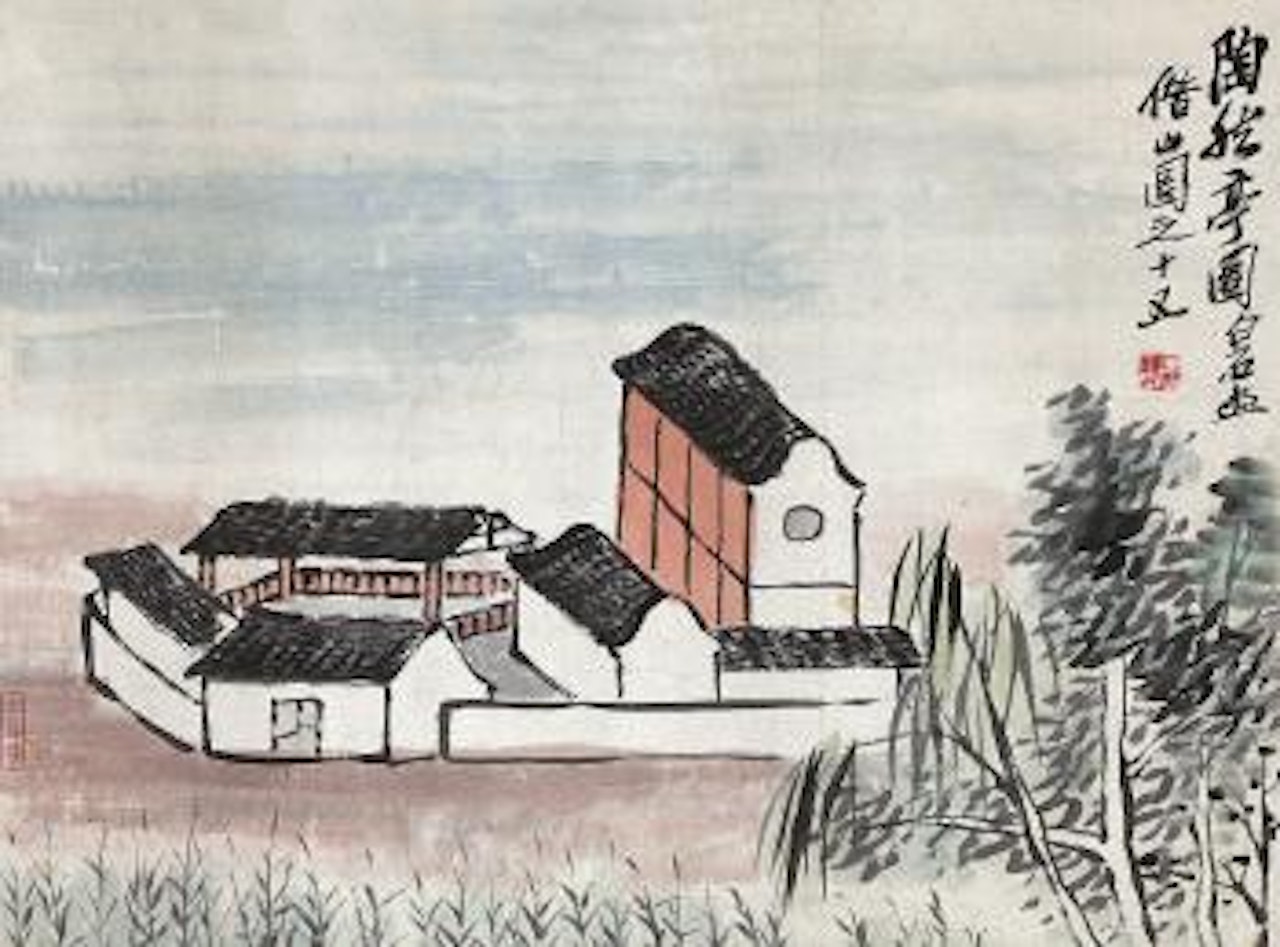 Landscape by Qi Baishi