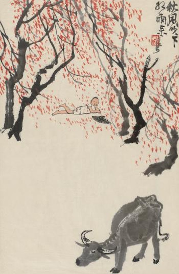 Herdboy With A Buffalo by Li Keran