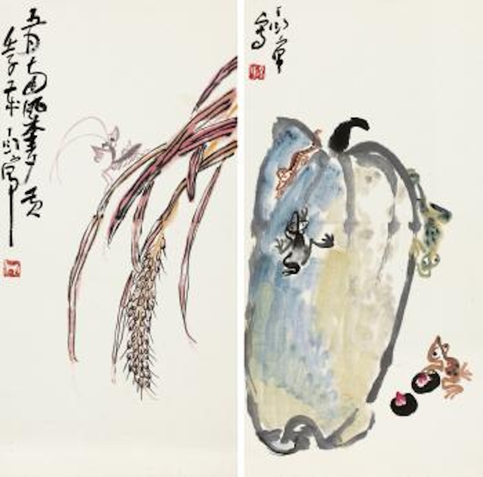Insects And Frogs by Ding Yanyong