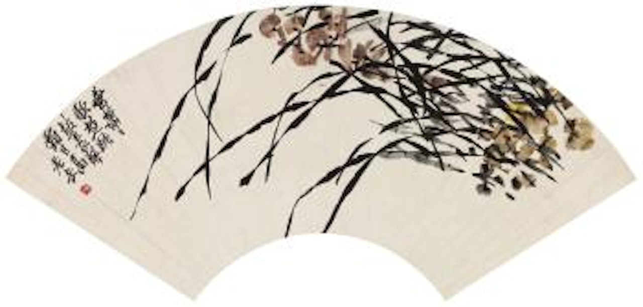 Orchid by Wu Changshuo