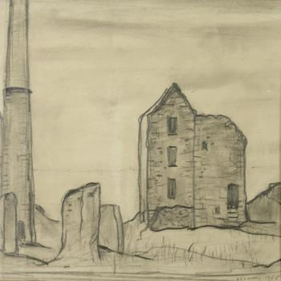 Tin Mine Near Pendeen by Laurence Stephen Lowry