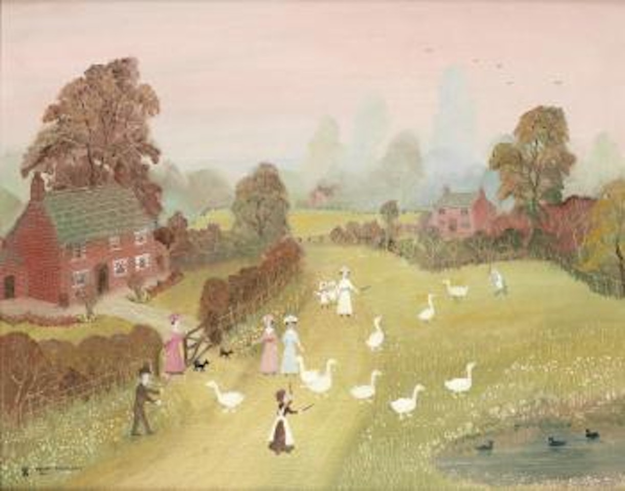 Going for a Walk Before Bedtime by Helen Bradley