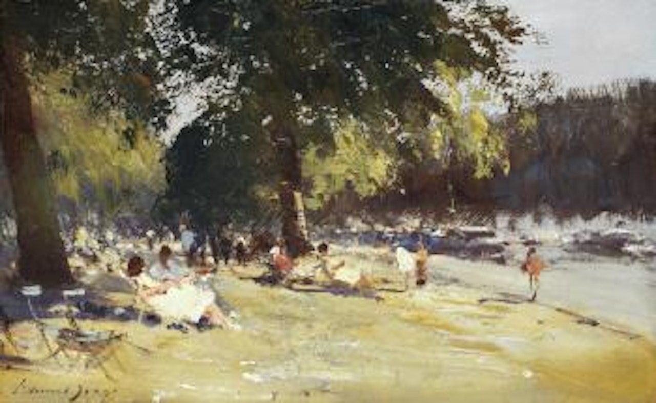 Bank Holiday, Hyde Park by Edward Seago