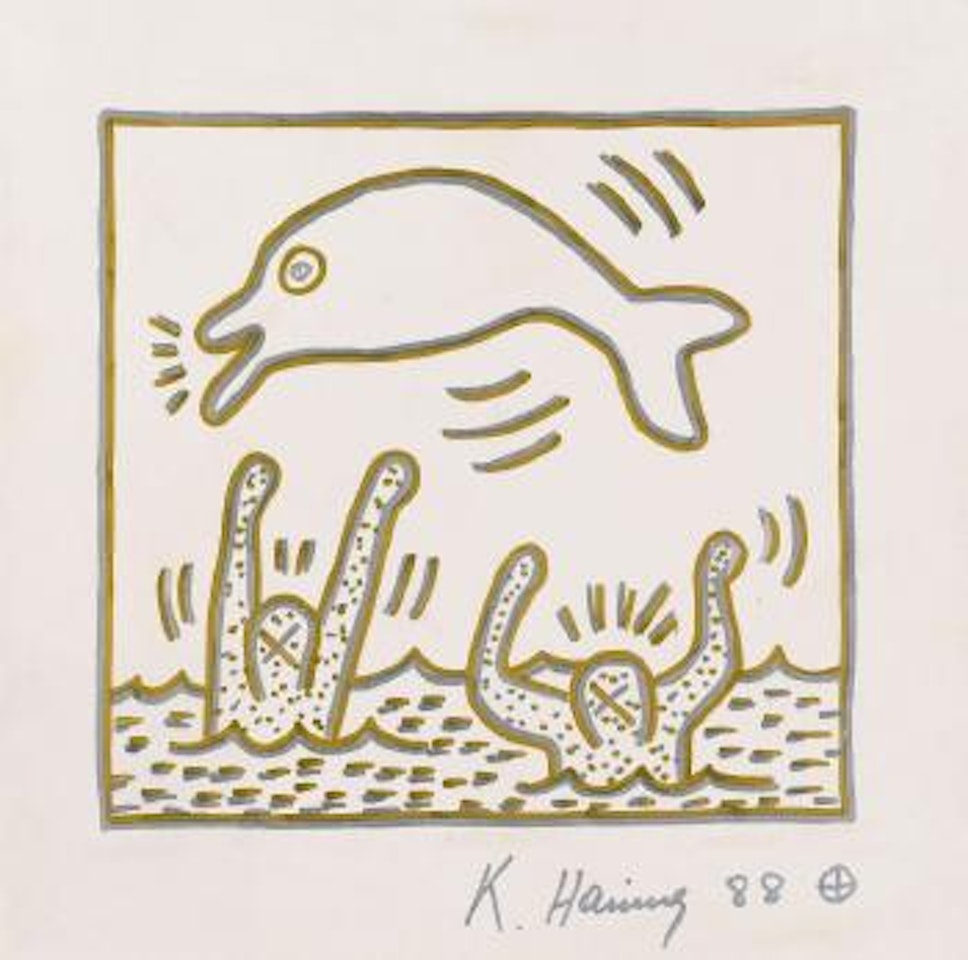 Save Douphine by Keith Haring