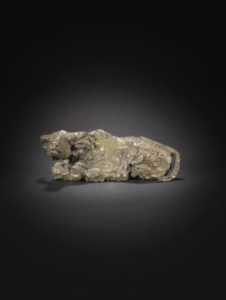 Lying Down Buffalo Maquette by Elisabeth Frink