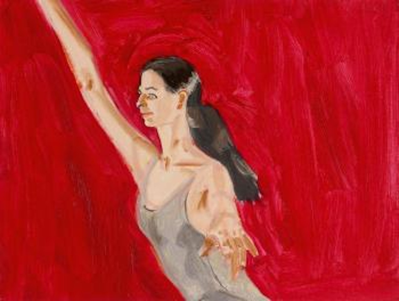 Pat With Arms Extended by Alex Katz
