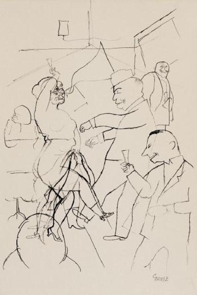 Tanzbar, Berlin by George Grosz