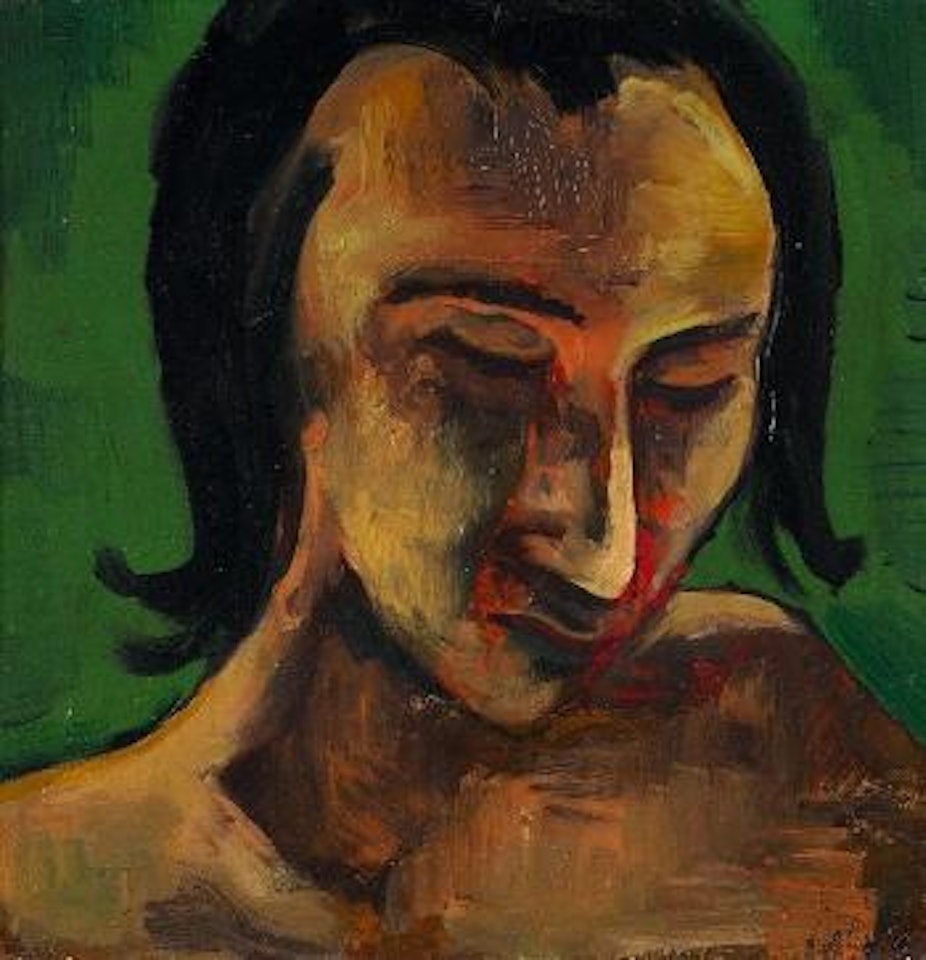 Head by Karl Hofer