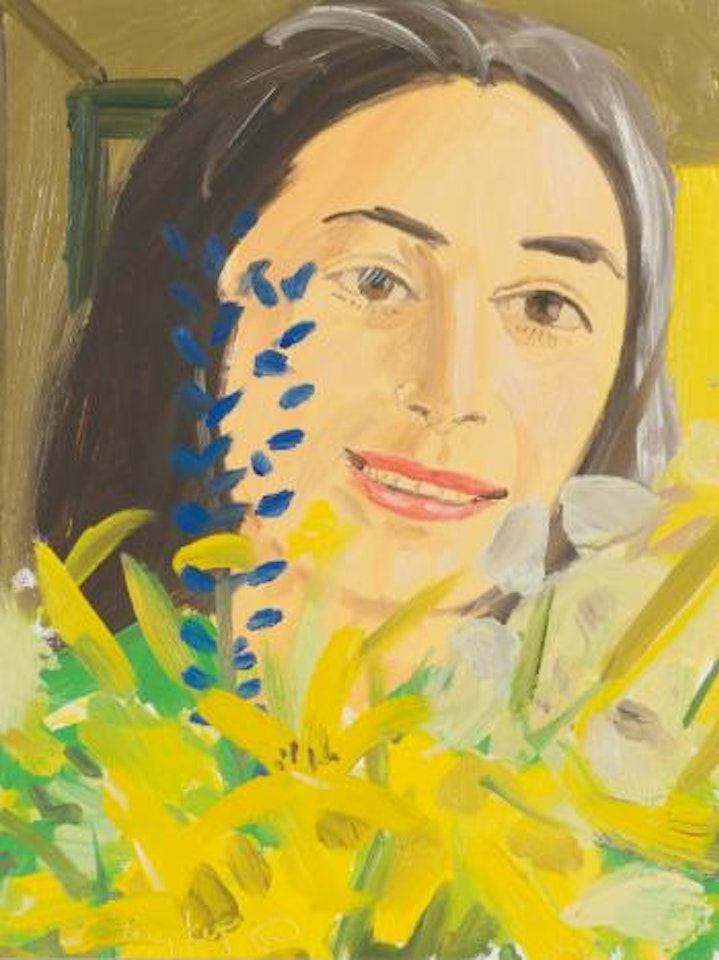 Ada With Wildflowers I by Alex Katz