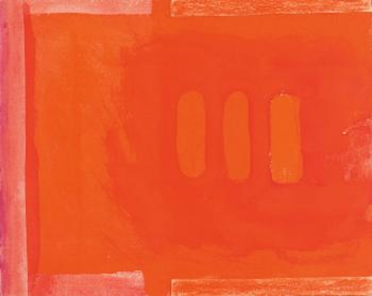 Red And Red by William Scott