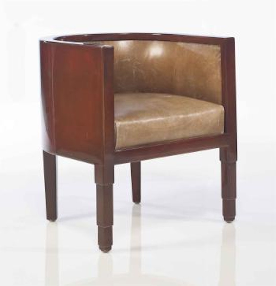Fauteuil Bridge by Jean Dunand