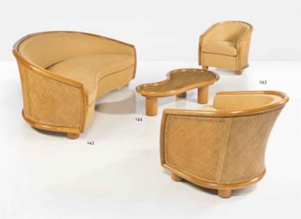 Mobilier De Salon 'Banane' by Jean Royere