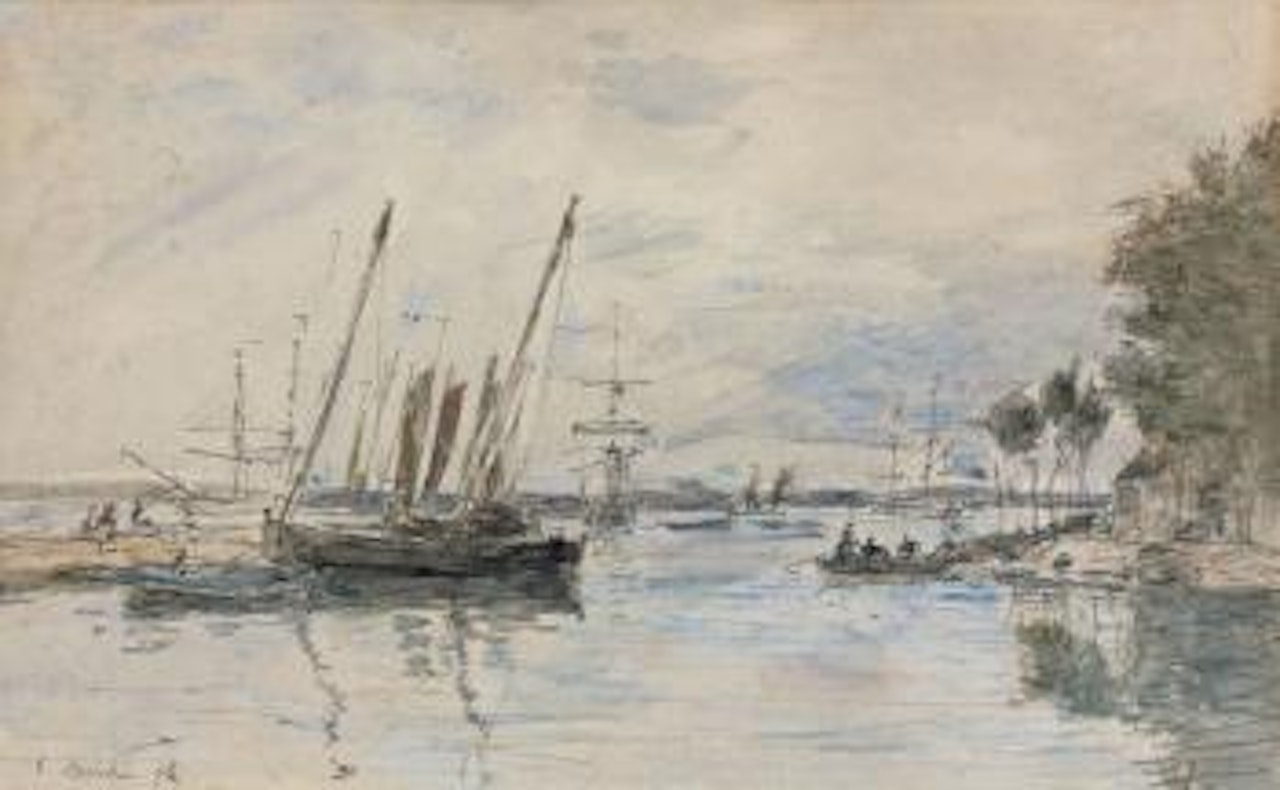 Environs de Plougastel by Eugène Boudin