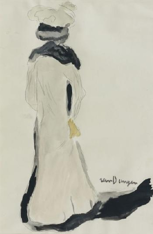 Elegante en Promenade by Kees van Dongen