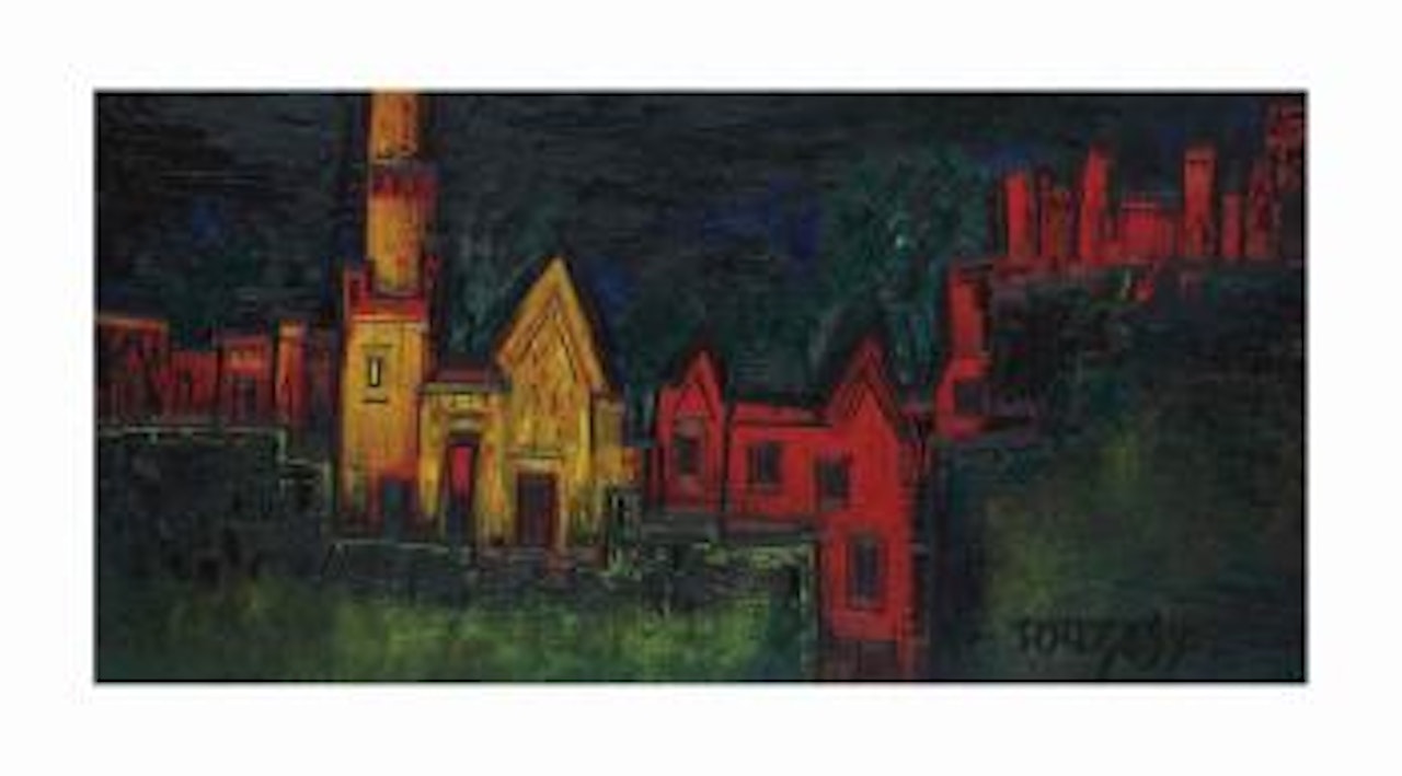 Red Houses by Francis Newton Souza