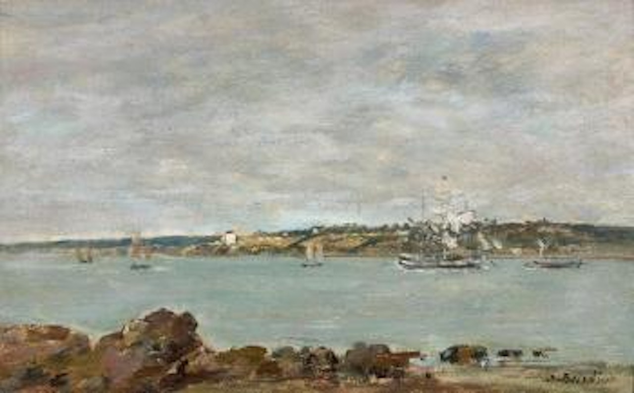 Bretagne, Marine by Eugène Boudin