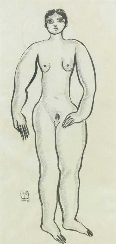 Femme Nue Debout by Sanyu