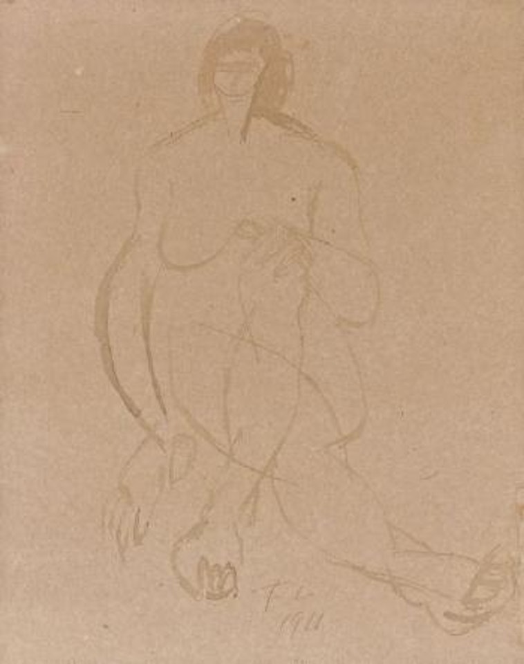 Nu Assis by Fernand Leger