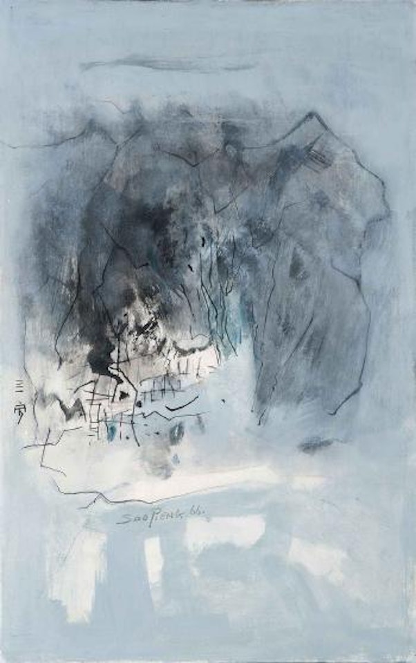 Kelong at the River Mouth by Cheong Soo Pieng