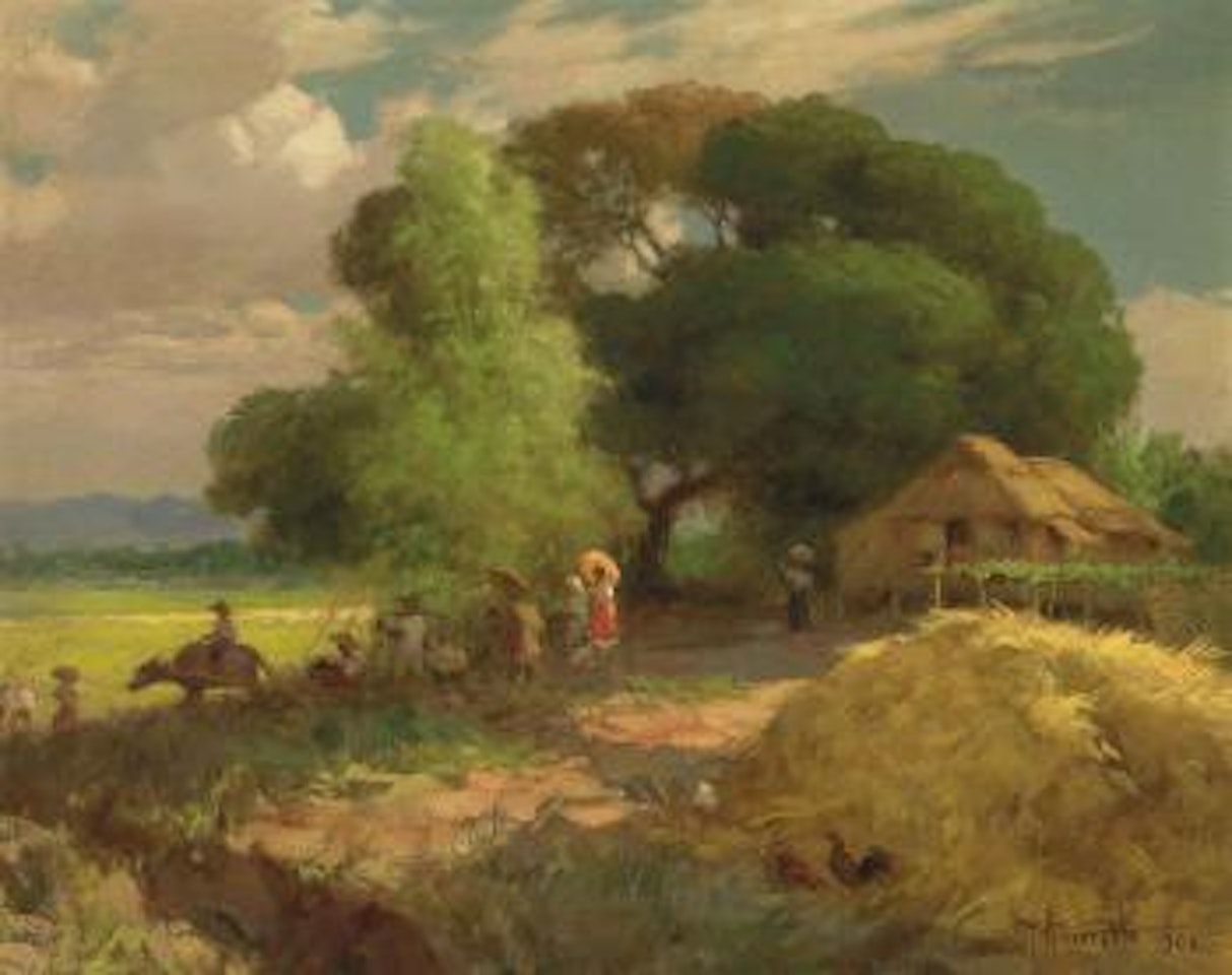 Village Procession by Fernando Amorsolo