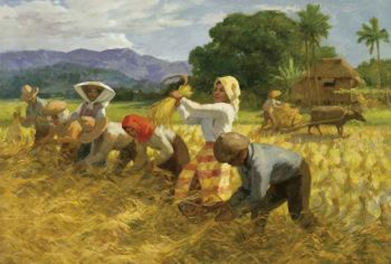 The Harvesters by Fernando Amorsolo