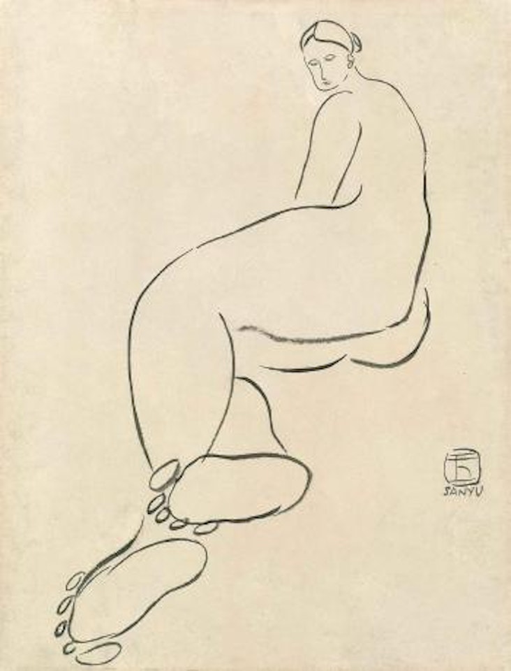 Seated Nude by Sanyu